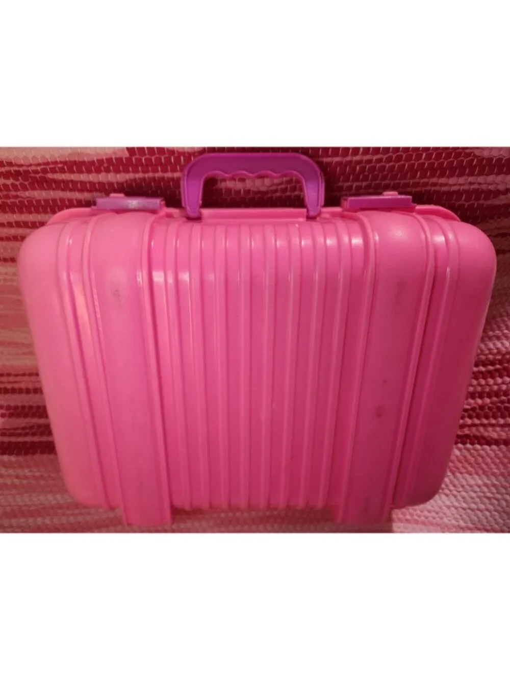 Vintage 1990s Barbie Fashion Doll Travel Suitcase
